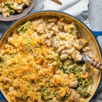 One Pot Chicken Broccoli Mac and Cheese