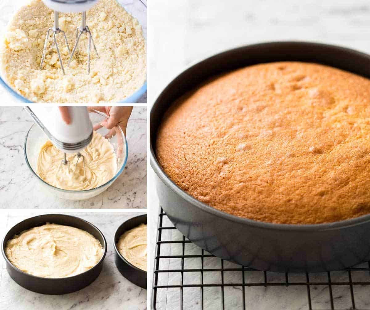 An exceptional, classic Vanilla Sponge Cake. Tender crumb, moist, keeps well for 3 days. A Cooks' Illustrated recipe. recipetineats.com