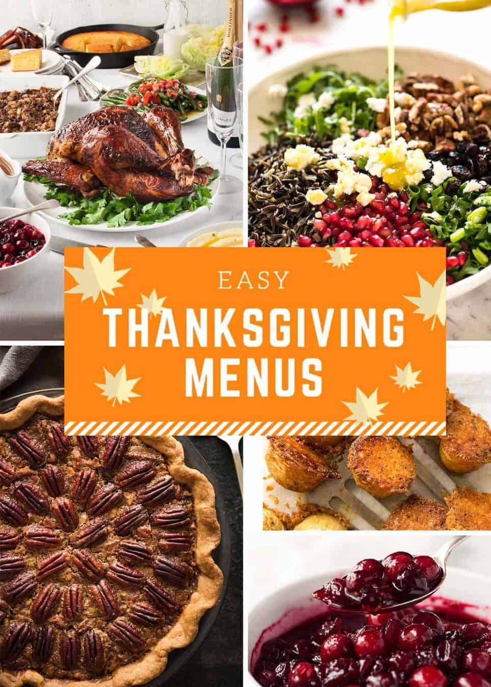 Easy Thanksgiving Menus recipetineats.com