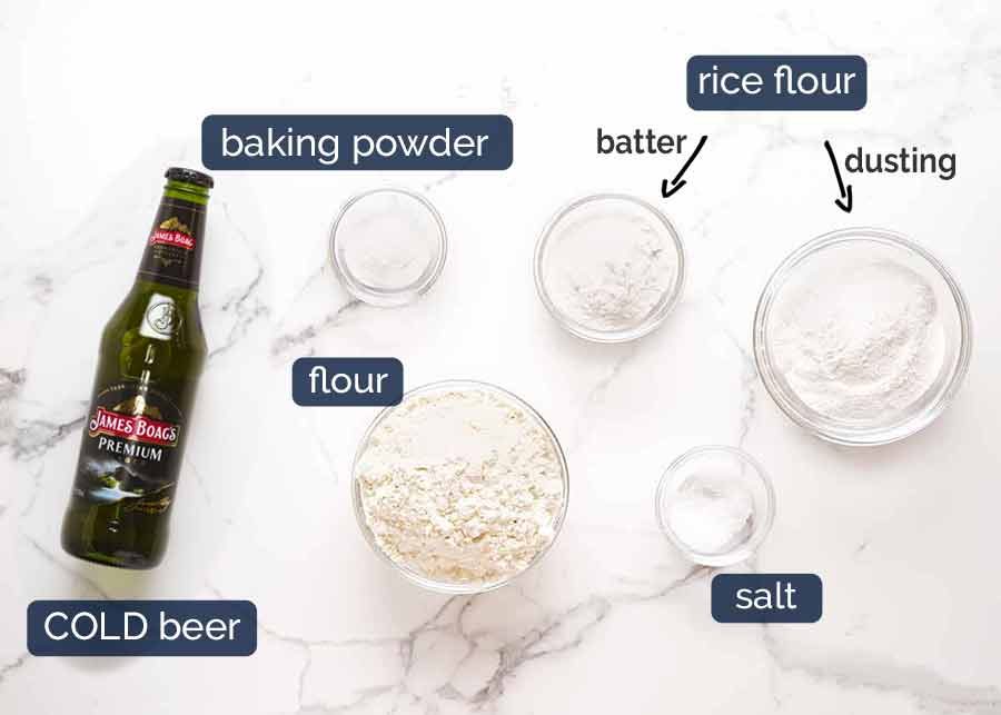 Ingredients in Beer Battered Fish