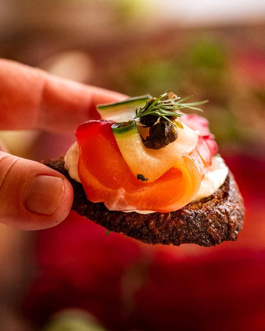 Beetroot Cured Salmon (Gin or Vodka)