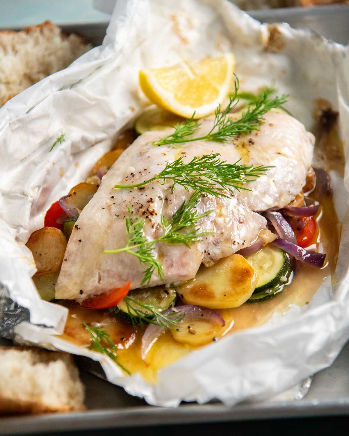 Fish En Papilotte