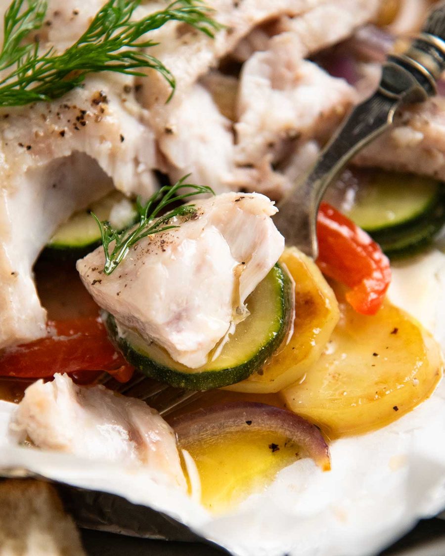 Fish En Papilotte
