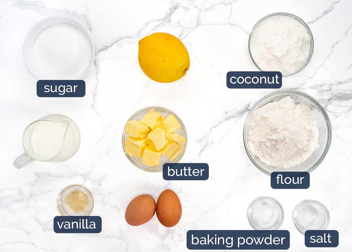 How to make Lemon Coconut Cake Slice